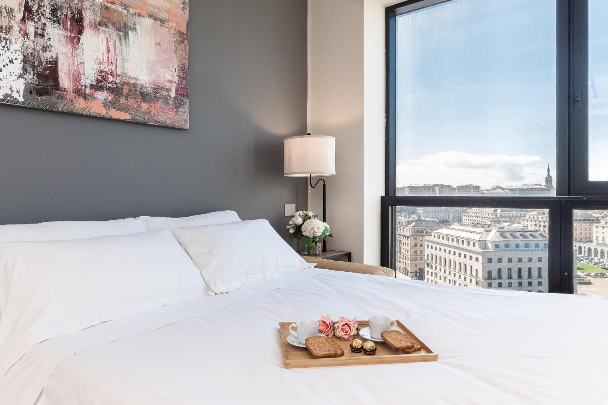 Free Parking In Luxury Suite With City View - Steps To Brignole Train Station Genova Eksteriør bilde